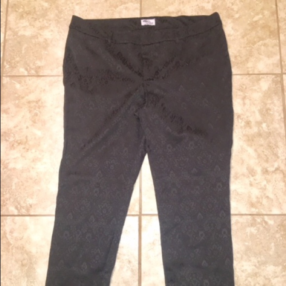 Paisley crop pants